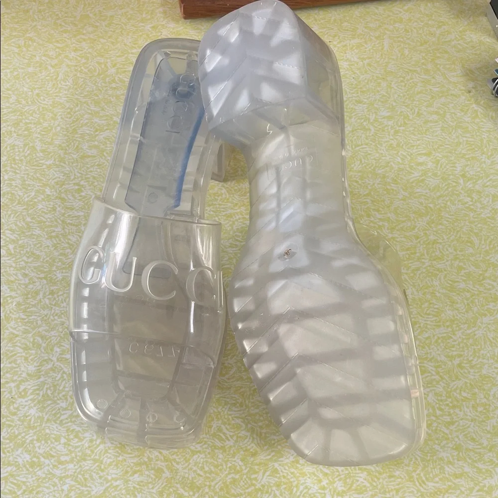 Gucci Women's Transparent Slide Sandals EU 36 ( US 6 ) - Picture 5 of 6